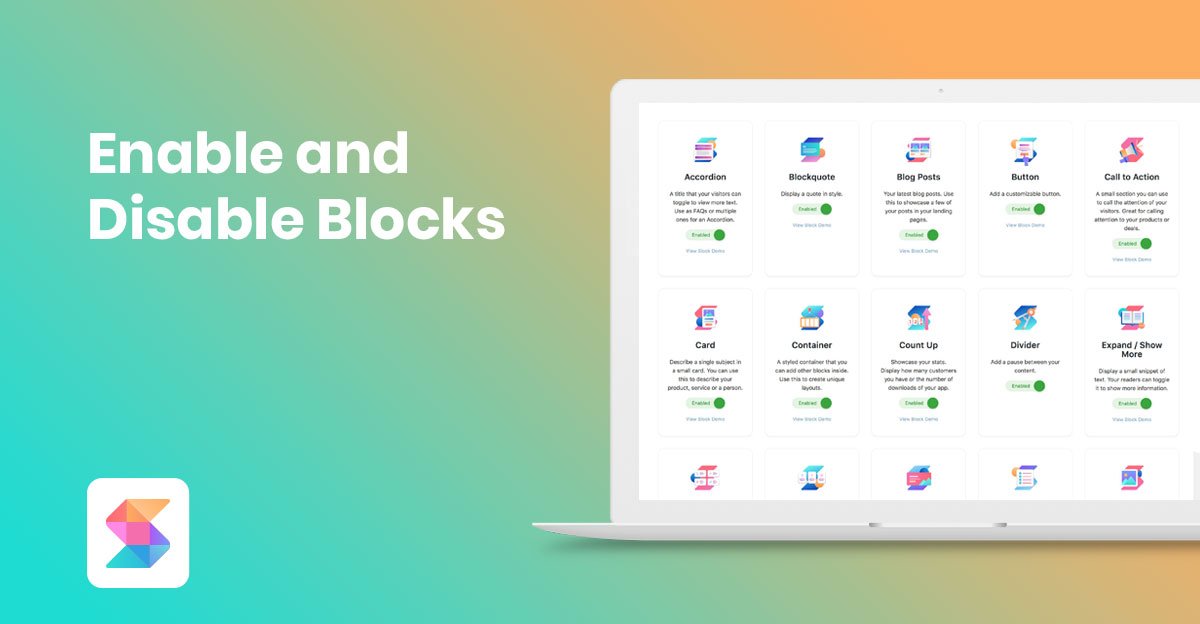 Enable and Disable Blocks